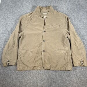 Carbon2Cobalt Jacket Mens XL Tan Casual Workwear Lined Pockets Chore Barn